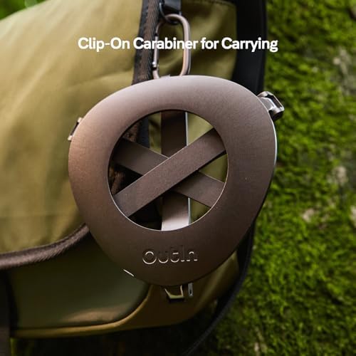 OutIn Ultra-Portable Foldable Coffee Stand with Carabiner - Image 3