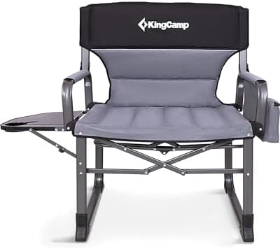 KingCamp XXL Heavy Duty Camping Directors Chair 550lbs Outdoor Camp Chairs by KingCamp