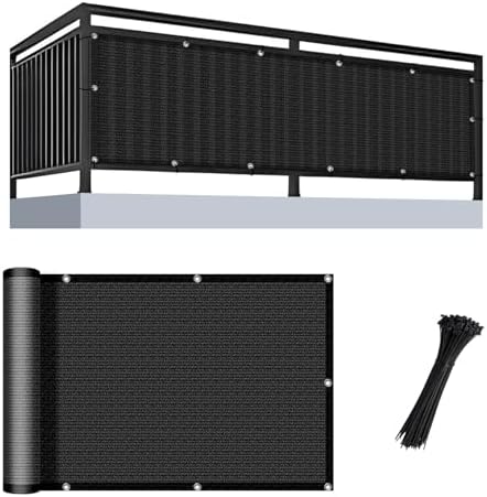 3'x12' Balcony Privacy Screen Apartment Patio Privacy Fence Screen by GardenEssentials