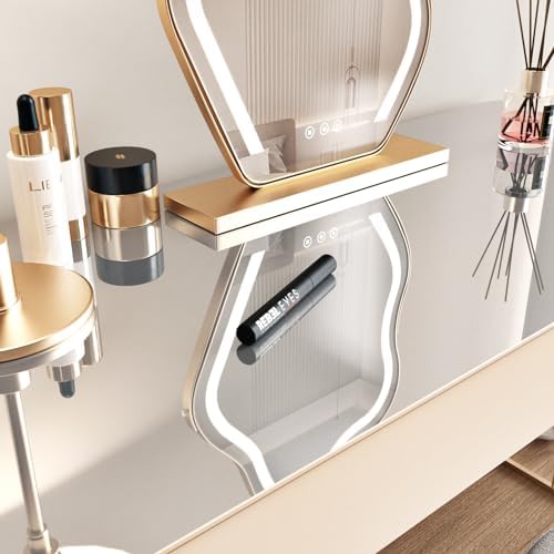 Wallercity 24''x315'' Silver Self-Adhesive Flexible Mirror Stickers Peel and Stick Mirrors Wall Stickers Vinyl Waterproof Mirrors Wallpaper for Bedroom Bathroom Decor Reflective Decor Mirror Sheets - Image 3