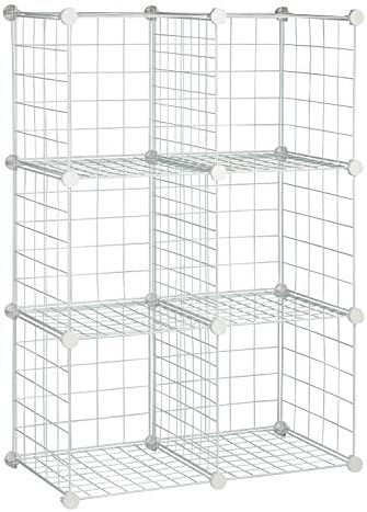 Honey Can Do 6 Cube White Storage Set SHF-03521 White by Honey-Can-Do