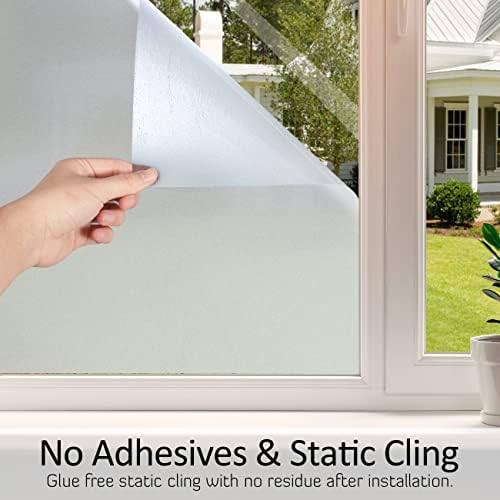 HIDBEA Frosted Glass Window Privacy Film,Static Cling 23.6 in x 6.5 ft - Image 7