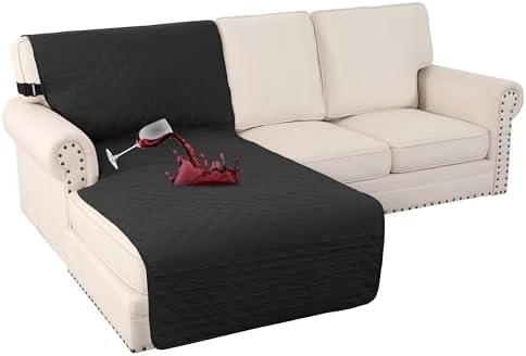 Turquoize 100% Waterproof Sofa Covers Chaise Lounge L Shape Sofa Protector by Turquoize