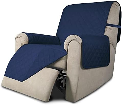Easy-Going Reversible Couch Cover, Recliner 22 in, Navy/Navy by Easy-Going