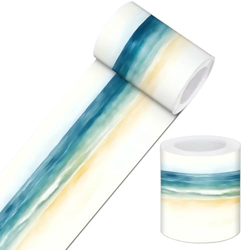 IVN Wallpaper Border Peel and Stick Wall Beach Shore 4x196 Inch by IVN