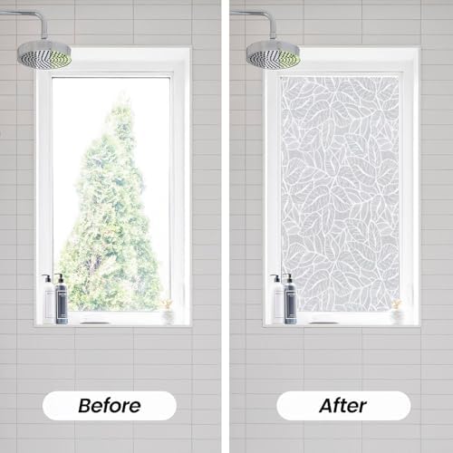 ADD.HERES Window Privacy Film, Glass Decorative Static Cling, 17.5" x 78.7" - Image 4