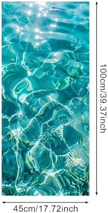 IVN Stained Glass Window Film 17.7x39.3 Inch Decorative Window Privacy Film - Image 3