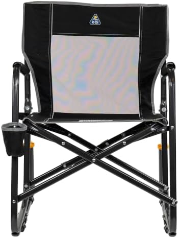GCI Outdoor Freestyle Rocker Camping Chair - Black - Image 3