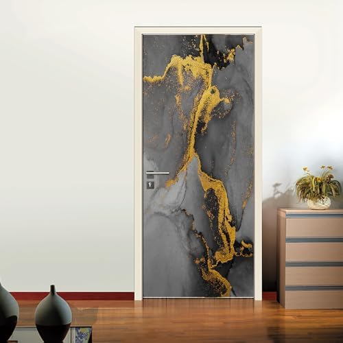 KACOLOR 3D Door Stickers Murals Peel and Stick Removable Door Decals Wallpaper for Home Office Bedroom Living Room Wall Decoration 30.3"W x 78.7"H, SP-F24009 by KACOLOR
