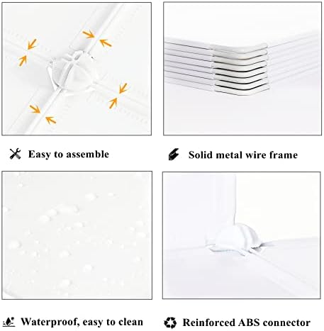 AWTATOS 12 Cube Storage Organizer, Closet Organizer Storage Shelves, White - Image 6