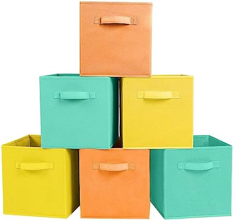 ShellKingdom Storage Bins, Foldable Fabric Storage Cubes And Cloth Storage by ShellKingdom