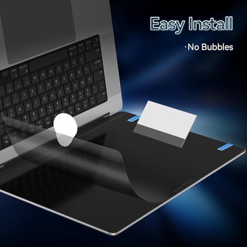 360° Privacy Screen for MacBook Air 13.6/13 Inch (2022-2026, M2, M3, M4, M5), 4 Way Privacy Anti Glare Blue Light Filter Shield Film Anti Spy Laptop Protector for Mac 13.6In Computer - Image 6