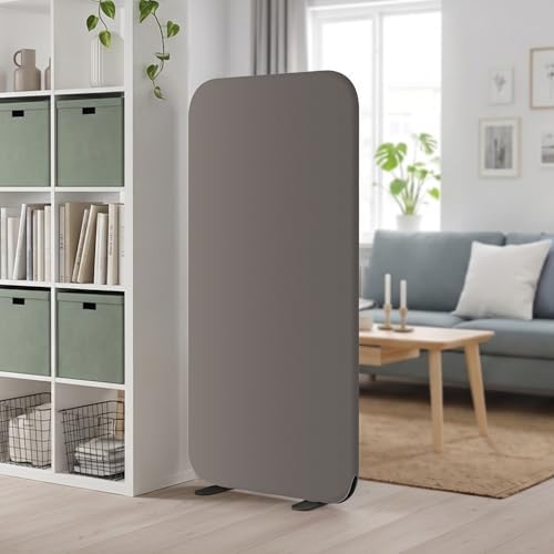 DECOLAB Standing Room Divider, Portable Separation Panel for 29"x65", Rock by DECOLAB