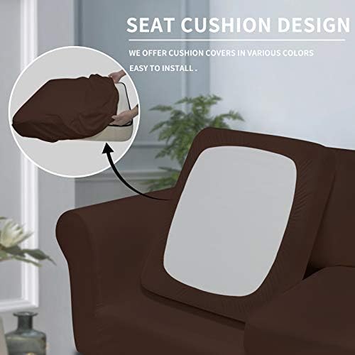 Easy-Going Stretch Oversized Loveseat Couch Cover for 2 Cushion Washable - Image 3