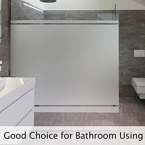 HIDBEA Frosted Glass Window Privacy Film,Static Cling 35.4 in x 32.8 ft - Image 5