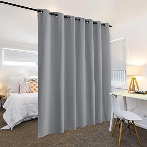 RYB HOME Blackout Room Divider Curtains Screen Partitions for Apartment - Image 3