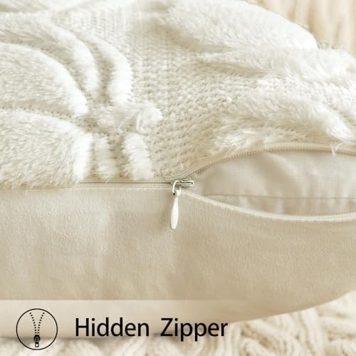 MIULEE Fall Pillow Covers Pumpkin Fall Decor 26x26 Pure White - Image 7