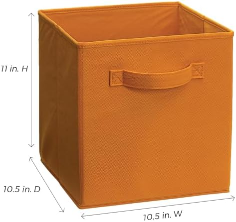 ClosetMaid 11533 Cubeicals Fabric Drawer, Fiesta Orange, 2-Pack - Image 5