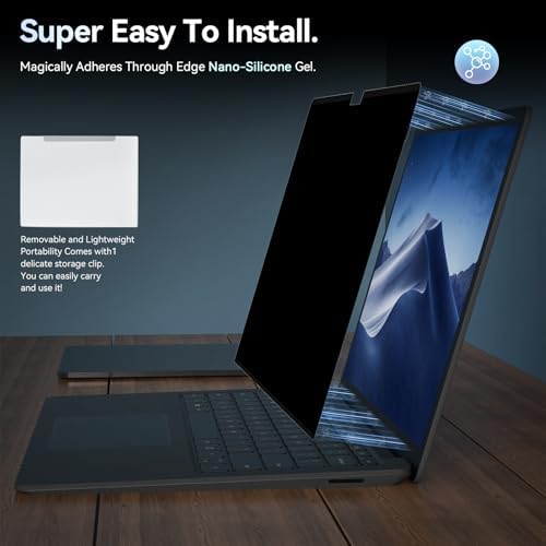 Privacy Filter Compatible with 13.5 In Surface Laptop 6/5/4/3/2/1 - Image 4