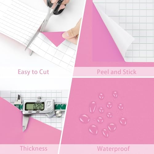 WESTICK Pink Mirror Wallpaper Border Peel and Stick Mirror Frame Border - Image 6