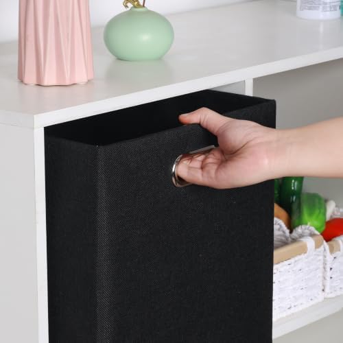 13x13 Storage Cubes Basket Containers for Shelf Cabinet Bookcase Boxes - Image 6