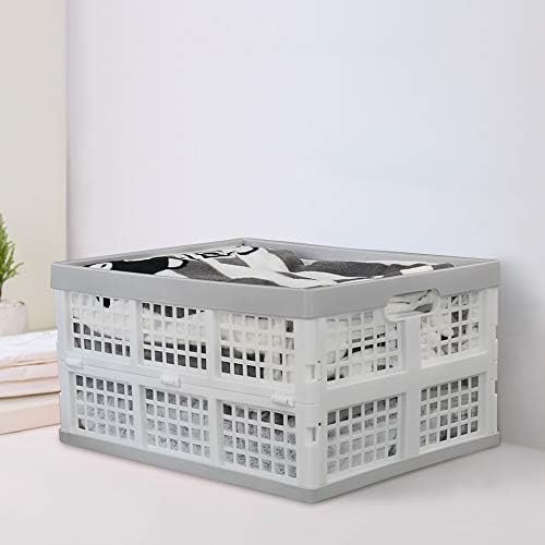 Vababa 28 L Plastic Collapsible Storage Bins, Set of 3 - Image 6