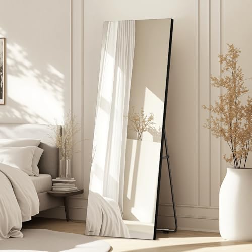 Kosmonia Full Length Mirror 64"x21" Frameless Floor Mirror Distortion Free - Image 2