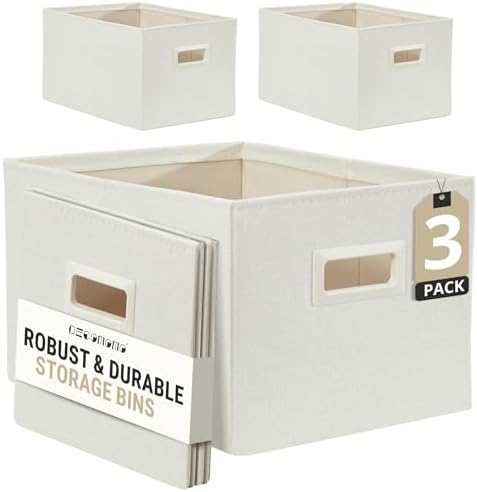 DECOMOMO Storage Bins for Shelves, 3x Tougher Storage Baskets by DECOMOMO