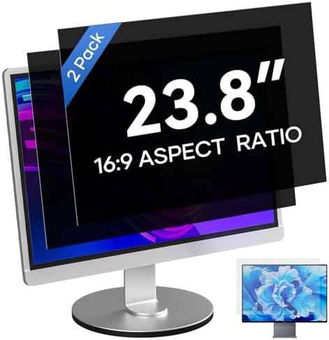 [2 Pack 23.8 Inch Computer Privacy Screen for 16:9 Aspect Ratio by DMFXNBLM