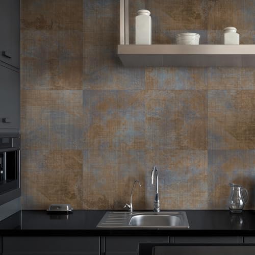 LiveInUrban Flat Metal Wall Panels Rustic Finish for Kitchen- Tin - Image 2