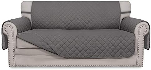 Easy-Going Reversible Couch Cover, 2 Cushion Sofa, Gray/Gray by Easy-Going