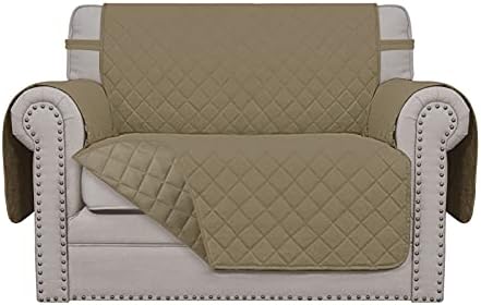 Easy-Going Reversible Couch Cover, Oversized Chair, Beige/Beige by Easy-Going