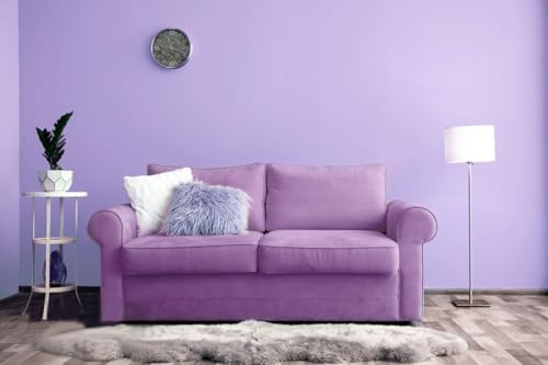 15.7"x394" Purple Wallpaper Peel and Stick for Bedroom Renter Friendly Wall Paper Purple Contact Paper for Cabinet Solid Color Self-Adhesive Removable Wallpapers Matte Vinyl Roll - Image 2