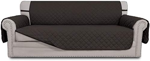 Easy-Going Reversible Couch Cover, 3 Cushion Sofa, Chocolate/Chocolate by Easy-Going
