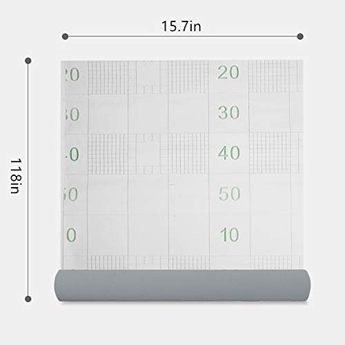 practicalWs Gray Self-Adhesive Wallpaper Film Stick Paper Easy to Apply | Peel And Stick Wallpaper Shelf Liner Table Cabinet and Door Reform Wall paper 15.75 Inch By 9.8 Feet - Image 7