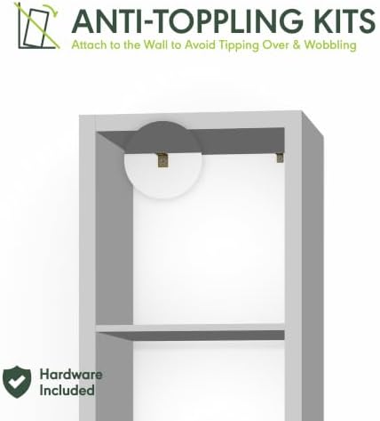 Furinno Cubic Extra Thick 2-Cube Closet Organizers and Storage, Sage Green - Image 4