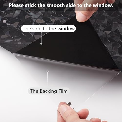 LEMON CLOUD Total Blackout Decorative Window Privacy Film, 23.6″ x 78.7″ - Image 7