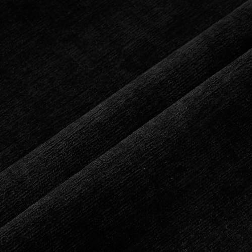 MIULEE Black Chenille Couch Throw Pillow Covers, 20x20 - Image 5