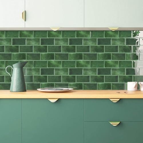 STICKGOO 10-Sheet Subway Tile Peel and Stick Backsplash, Self Adhesive Vinyl Wall Tiles, Stick on Backsplash for Kitchen and Bathroom(Thicker Design) - Image 4