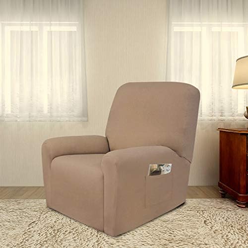 PureFit Stretc Recliner Chair Covers Fleece Soft Couch Covers for Sofa - Image 2