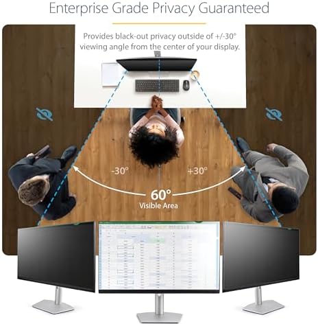 StarTech 21.5in 16:9 Monitor Privacy Screen Filter, TAA, Display - Image 2