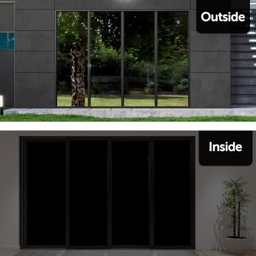 HIDBEA Mirror Blackout Window Film, 100% Light Blocking,35.4in x 6.5ft - Image 3