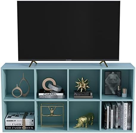 OSCHF 8-Cube Storage Shelf Bookcase, Light Blue - Image 4