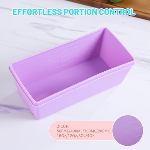 Gemice 2-Cup Silicone Freezer Molds with Lids, Individual 4-Pack - Image 6