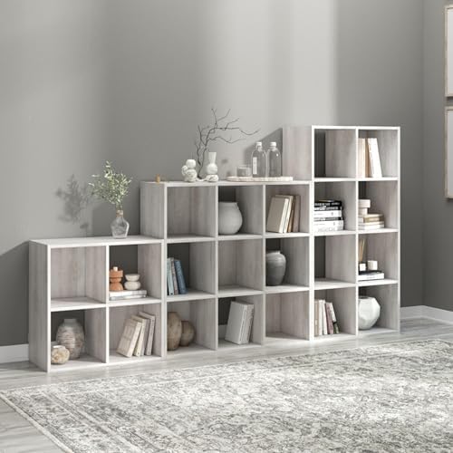 Signature Design by Ashley 4 Cube Storage Organizer, 24 in, Whitewash - Image 5