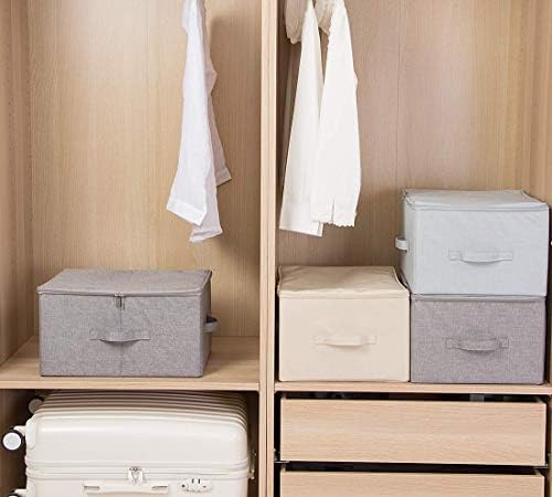 3-Pack Collapsible & Stackable Rigid Storage Organizer Bins for Clothes - Image 6