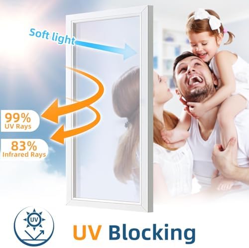 DUOFIRE One Way Privacy Window Film, Reflective Window Film, 11.8" x 78.7" - Image 3