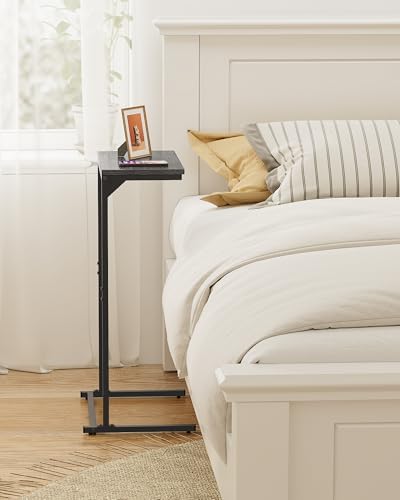 TUTOTAK C Shaped End Table Set of 2, 28.7 inch Tall Couch Small Side Table - Image 2