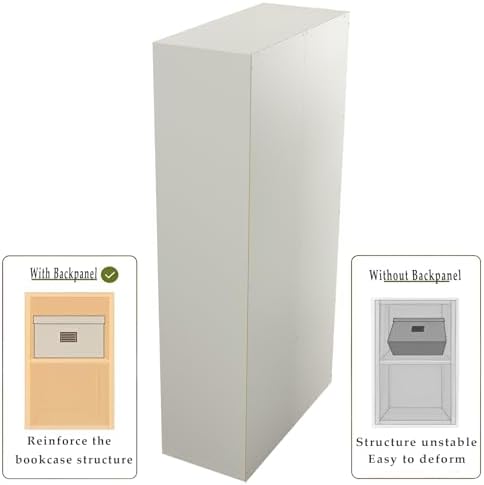 OSCHF 8-Cube Storage Shelf Bookcase, Warm White - Image 6