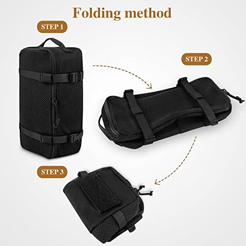 PETAC GEAR 3 PCS Tactical Modular Packing Cubes, Large Capacity Mesh Storage Bag,Outdoor Travel Organize Storage Pouches Bags. - Image 4